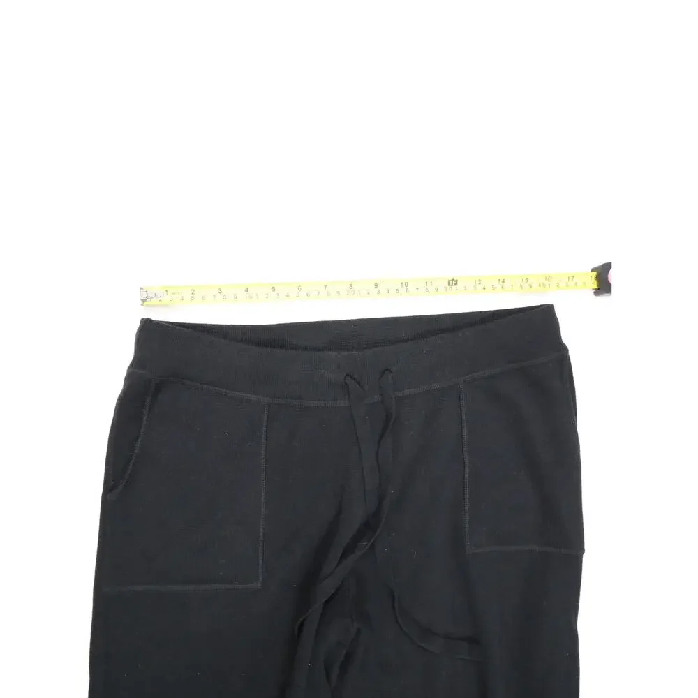Quiet Luxury Luxe Lounge J.Crew Cotton Cashmere Black Jogger Athleisure Pristine